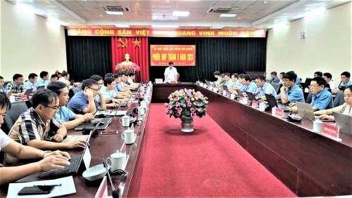 UBND huyện Bắc Quang tổ chức phiên họp thành viên tháng 5 năm 2023
