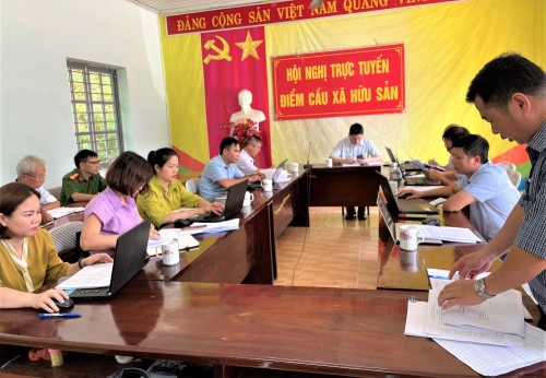 Sở Lao động - TB&XH tỉnh Hà Giang kiểm tra tại xã Hữu Sản, Bằng Hành
