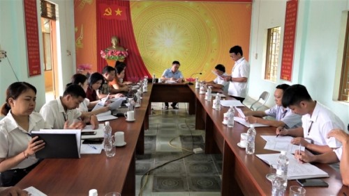 Thường trực HĐND huyện Bắc Quang Giám sát tại xã Tiên Kiều