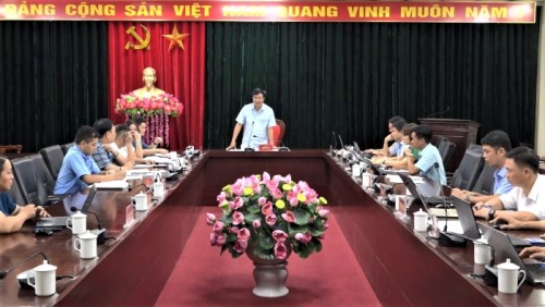 UBND huyện Bắc Quang họp bàn công tác quản lý hồ thuỷ lợi
