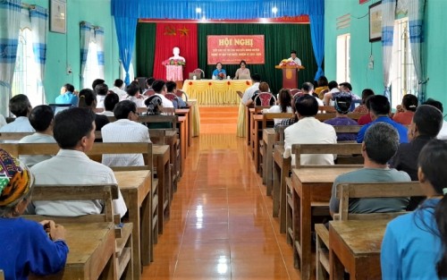 Tổ đại biểu số 4 HĐND huyện Bắc Quang tiếp xúc cử tri tại xã Đức Xuân