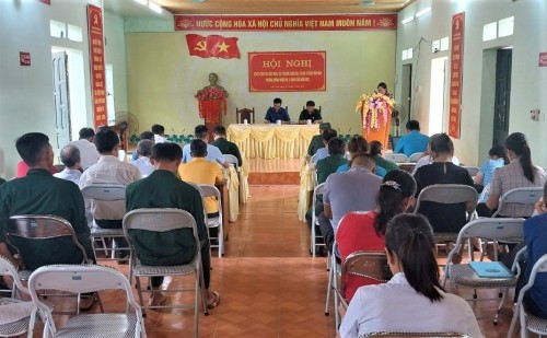 Mặt trận Tổ quốc (MTTQ) và các tổ chức chính trị - xã hội xã Việt Vinh, sơ kết 6 tháng đầu năm 2023