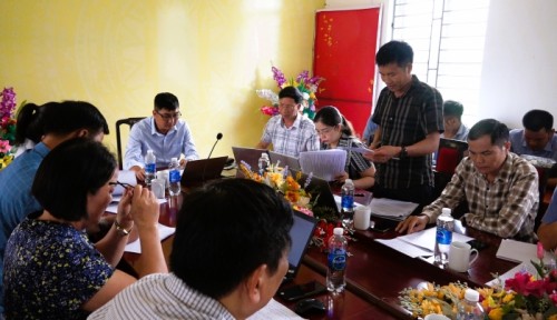 Đoàn công tác số 2 huyện Bắc Quang làm việc với hai xã Đồng Tâm, Đồng Tiến
