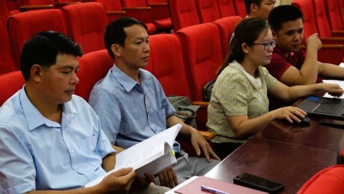 Bắc Quang Tổ chức tập huấn Điều tra thu nhập bình quân đầu người năm 2023