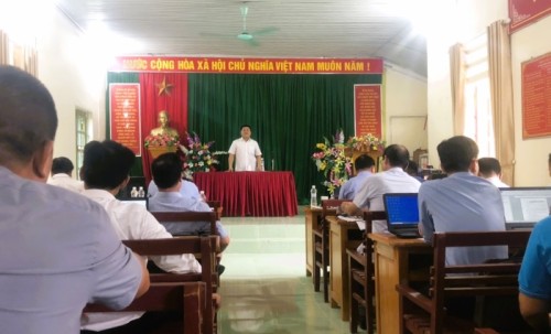 Văn phòng Điều phối nông thôn mới tỉnh Hà Giang kiểm tra tại xã Đông Thành