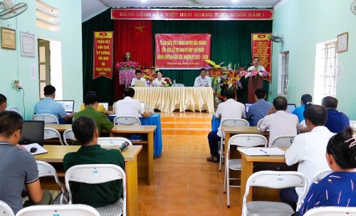 Tổ Đại biểu số 5 HĐND huyện Bắc Quang tiếp xúc cử tri tại xã Thượng Bình – Bằng Hành