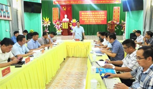 Chủ tịch UBND tỉnh Nguyễn Văn Sơn kiểm tra tiến độ giải phóng mặt bằng dự án đường cao tốc Tuyên Quang – Hà Giang