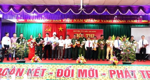 Huyện ủy Bắc Quang tổ chức hội thi Bí thư Chi bộ giỏi Cụm thi Đảng bộ khối cơ quan
