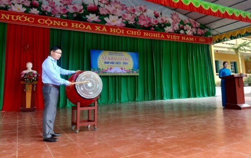 Các trường học xã Quang Minh tổ chức Lễ khai giảng năm học mới 2023 - 2024