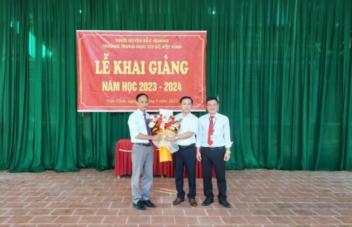   Trường THCS Việt Vinh khai giảng năm học mới 2023 – 2024