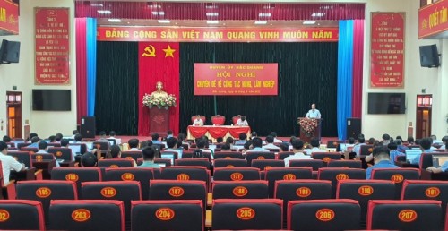 Bắc Quang: Hội nghị chuyên đề về công tác nông, lâm nghiệp