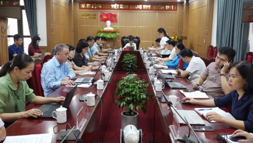 Giao ban quý III các Ban xây dựng Đảng Huyện ủy Bắc Quang