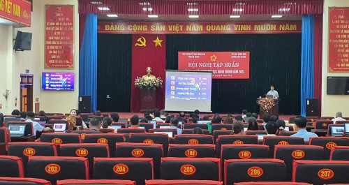 Bắc Quang tập huấn đẩy mạnh cải cách thủ tục hành chính năm 2023