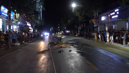 Tại nạn giao thông nghiêm trọng tại địa bàn thị trấn Việt Quang