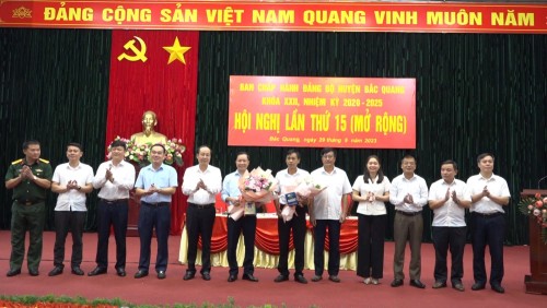 Hội nghị BCH Đảng bộ huyện Bắc Quang lần thứ 15 (mở rộng),  khoá XXII, nhiệm kỳ 2020-2025