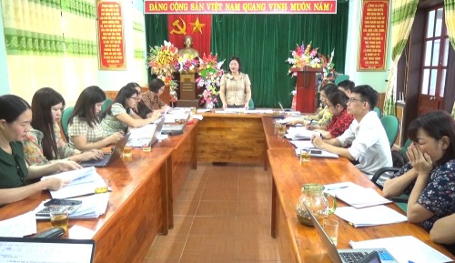 Đoàn giám sát Hội LHPN tỉnh giám sát tại huyện Bắc Quang