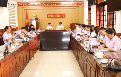 Huyện Bắc Quang thăm và trao đổi kinh nghiệm Chương trình xây dựng nông thôn mới tại huyện Trấn Yên, tỉnh Yên Bái