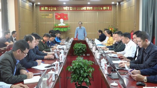 Bắc Quang họp tháo gỡ khó khăn, vướng mắc trong công tác đền bù, GPMB dự án Cao tốc Tuyên Quang-Hà Giang (giai đoạn 1)