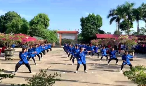Câu lạc bộ Võ cổ truyền Nam Hồng Sơn góp phần nâng cao chất lượng hoạt động giáo dục thể chất trong trường học
