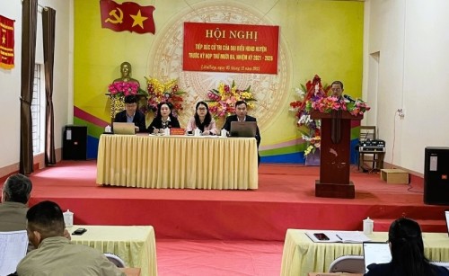 Tổ đại biểu số 4 - HĐND huyện Bắc Quang tiếp xúc cử tri tại xã Liên Hiệp