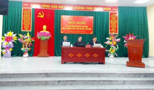 Hội nghị Ban chấp hành Đảng bộ xã Tân Quang lần thứ 47 (mở rộng)