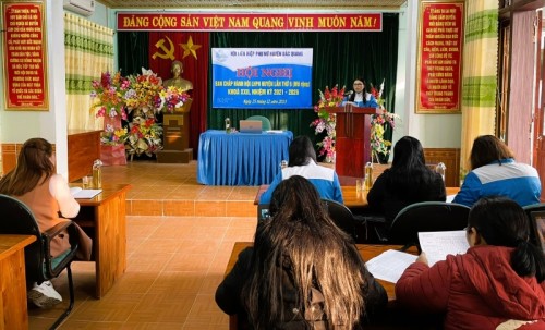 Hội LHPN huyện Bắc Quang Hội nghị lần thứ 6 khóa XXII nhiệm kỳ 2021 – 2026