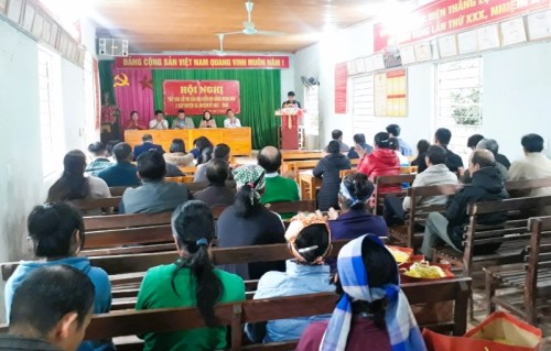 Tổ đại biểu số 05 HĐND huyện tiếp xúc cử tri tại xã Kim Ngọc