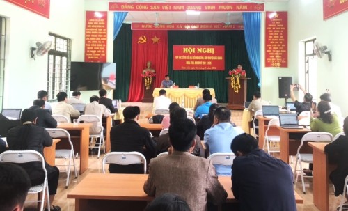 Tổ đại biểu Hội đồng nhân dân tỉnh tiếp xúc cử tri tại xã Hữu Sản