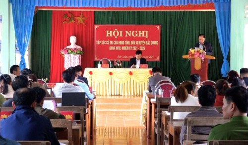 Đại biểu HĐND tỉnh tiếp xúc cử tri tại xã Đức Xuân
