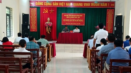 Hội nghị BCH Đảng bộ xã Đông Thành lần thứ 35 (mở rộng)