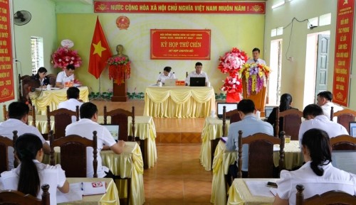Kỳ họp thứ 9 Hội đồng nhân dân xã Việt Vinh khóa XXIII, nhiệm kỳ 2021 – 2026
