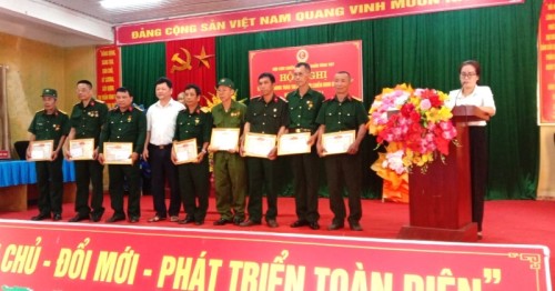 Hội CCB thị trấn Vĩnh Tuy tổng kết phong trào thi đua “Cựu chiến binh gương mẫu” , giai đoạn 2019-2024