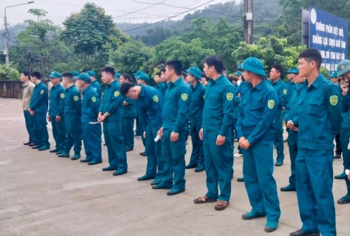 Xã Việt Vinh khai mạc huấn luyện Dân quân năm 2024