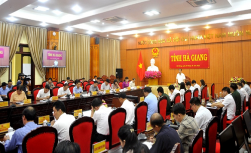 UBND tỉnh Hà Giang tổ chức phiên họp thường kỳ tháng 8 năm 2022