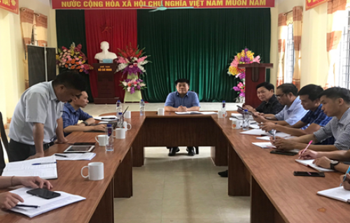 Chánh Văn phòng Điều phối nông thôn mới tỉnh làm việc tại xã Nậm Dịch