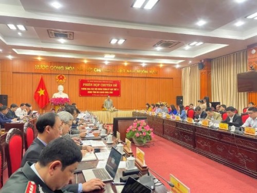 UBND tỉnh Hà Giang tổ chức phiên họp chuyên đề thông qua các nội dung trình kỳ họp thứ 11 HĐND tỉnh khóa XVIII