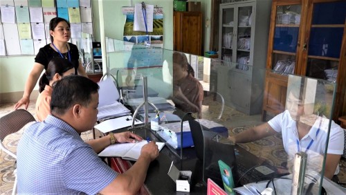 Hội đồng nhân dân huyện Bắc Quang Giám sát Cải cách thủ tục hành chính xã Kim Ngọc