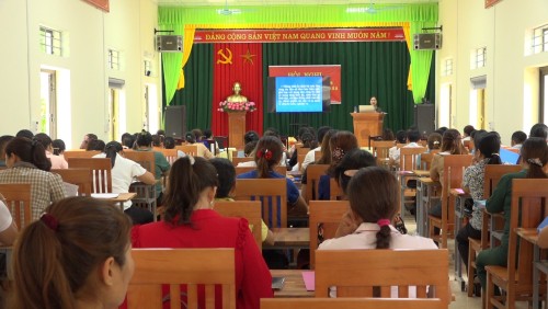 Bắc Quang tập huấn hướng dẫn thực hiện các chương trình đề án trong lĩnh vực dân số