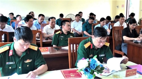 Đảng ủy quân sự huyện Bắc Quang Hội nghị Đảng ủy mở rộng