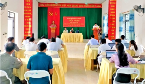 Đảng ủy xã Việt Hồng tổ chức Sơ kết công tác Đảng 6 tháng đầu năm, triển khai phương hướng nhiệm vụ 6 tháng cuối năm 2023