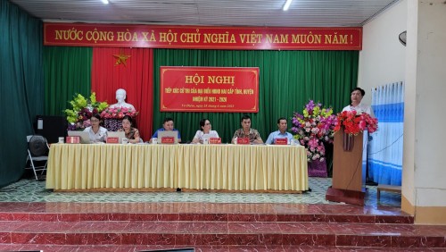 Hội nghị tiếp xúc cử tri của Đại biểu HĐND 2 cấp tỉnh, huyện tại xã Đồng Tâm và Vô Điếm
