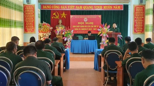 Hội nghị BCH Hội CCB huyện Bắc Quang lần thứ VI, khoá VII, nhiệm kỳ 2022-2027