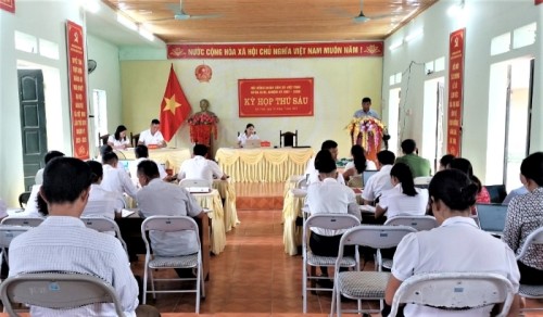 Kỳ họp thứ sáu, HĐND xã Việt Vinh khóa XXIII, nhiệm kỳ 2021 - 2026