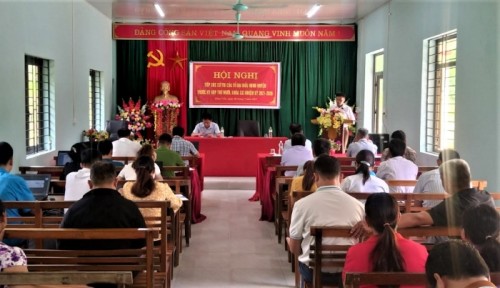 Tổ 3  Đại biểu HĐND huyện Bắc Quang tiếp xúc cử tri tại xã Đồng Tiến