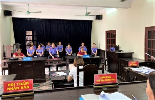 Viện Kiểm sát Nhân dân huyện Bắc Quang tổ chức phiên tòa rút kinh nghiệm, số hóa hồ sơ vụ án dân sự