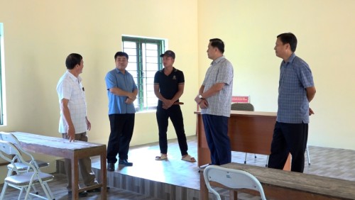 Văn phòng điều phối nông thôn mới tỉnh kiểm tra tại huyện Bắc Quang