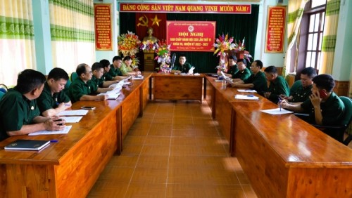 Ban chủ nhiệm CLB Cựu chiến binh huyện Bắc Quang Tổ chức hội nghị họp sơ kết 6 tháng đầu năm 2023