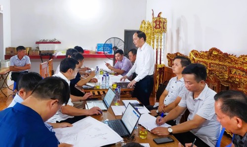 Các Sở, ngành của tỉnh kiểm tra, khảo sát hiện trạng di tích lịch sử văn hóa Đền Trần Hưng Đạo xã Tân Quang