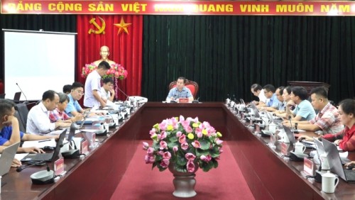 Tổ công tác của UBND tỉnh làm việc với huyện Bắc Quang về công tác thu hồi đất, bồi thường giải phóng mặt bằng dự án Cao tốc Tuyên Quang – Hà Giang