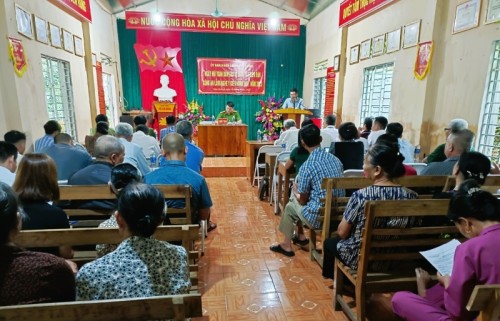Xã Việt Vinh tổ chức “Ngày Hội toàn dân bảo vệ an ninh Tổ quốc”; Diễn đàn “Công an lắng nghe ý kiến nhân dân” năm 2023.